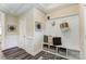 Entryway with a built-in bench, storage cubbies, and decor at 4248 Black Ct # 232, Harrisburg, NC 28075