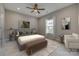 Serene bedroom with neutral decor, a comfortable bed, and a window providing ample natural light at 5705 White St, Fort Lawn, SC 29714