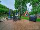 Inviting backyard patio with comfortable seating, a grill, and a playset at 1151 Gower St, Fort Mill, SC 29708