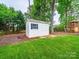 Charming backyard shed with a swing set and a lush green lawn, offering ample space for storage at 1151 Gower St, Fort Mill, SC 29708