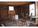Unfinished Living room with exposed framing, and original chairs at 120 Mccleave Rd, China Grove, NC 28023