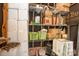 Storage area with shelves and boxed items at 1239 Christopher Cir, Rock Hill, SC 29730
