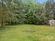Large green backyard offers privacy and serene outdoor living space at 1401 Thompson Ave, Charlotte, NC 28216