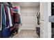 Functional walk-in closet providing ample storage with shelving and hanging space at 145 Marron Dr, Indian Trail, NC 28079