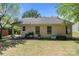 Exterior backyard with patio, lawn, and barbecue area at 16117 Wrights Ferry Rd, Charlotte, NC 28278