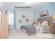 Stylized bedroom featuring decorative stars, wood accents, and playful décor at 201 Giant Oak Ave, Statesville, NC 28677