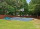 Community basketball court featuring a basketball hoop, bench, and privacy fence at 2137 Midnight Blue Ln, Fort Mill, SC 29708