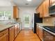 Fully equipped kitchen with stainless steel appliances and granite countertops at 2137 Midnight Blue Ln, Fort Mill, SC 29708