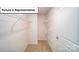 Spacious walk-in closet equipped with multiple shelves, and carpeted flooring at 3412 Lacebark Ln, Gastonia, NC 28056