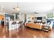 Bright, open-concept living space that connects to the kitchen and dining areas at 3424 Windstone Ln, Gastonia, NC 28056