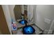This bathroom features a unique sink and a large framed mirror that enhances the room's modern aesthetic at 403 3Rd Nw St, Conover, NC 28613