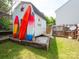 Shed has colorful kayaks stored on the side and extra storage at 4148 Shasta Cir, Clover, SC 29710