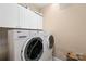 Convenient laundry room featuring modern washer and dryer at 4232 Shannamara Dr, Matthews, NC 28104