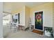Charming front porch with rocking chairs and decorative accents at 4321 Hornyak Dr, Monroe, NC 28110