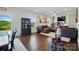 Open-concept layout, connecting the living room, dining area, and kitchen, filled with natural light at 4321 Hornyak Dr, Monroe, NC 28110