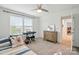 A bedroom with white walls and a keyboard with music stand at 4506 S Potter Rd, Monroe, NC 28112