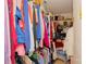 Organized walk-in closet with clothing racks and shelves for ample storage at 4810 Shea Ct, Monroe, NC 28110
