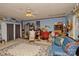 Cozy living room with vintage decor and ceiling fan at 4810 Shea Ct, Monroe, NC 28110