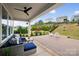 Expansive back patio featuring a large seating area, ample space for entertaining, and a well-maintained yard at 528 Rock Skip Way, Fort Mill, SC 29708
