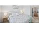 Neutral bedroom features natural light, carpeted floors and a ceiling fan at 528 Rock Skip Way, Fort Mill, SC 29708