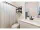 Bright bathroom featuring a sink, a mirror, and a shower at 6070 Trinity Crossing Cir, Kannapolis, NC 28081