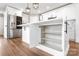 New kitchen with open island, hardwood flooring and stainless appliances at 640 Central Nw Dr, Concord, NC 28027
