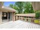A view of the back deck and patio area at 828 N 6Th St, Albemarle, NC 28001