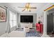 Relaxing living room with modern entertainment setup and accent decor at 8819 Kishorn Ct, Charlotte, NC 28215