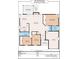 Detailed floorplan of a home featuring three bedrooms, two bathrooms, and an attached one-car garage at 901 Southland Rd, Huntersville, NC 28078