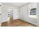 Clean bedroom has fresh paint, new flooring, and natural sunlight at 906 Church St, Kings Mountain, NC 28086