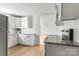 Spacious kitchen with stainless steel appliances and white cabinets at 906 Church St, Kings Mountain, NC 28086