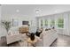 Bright living room with stylish furniture, large windows offering ample natural light, and contemporary decor at 1308 Stone Marker Dr, Monroe, NC 28112