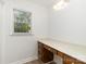 Dedicated desk area with drawers and natural light, perfect for working from home at 16320 Peach Grove Ln, Charlotte, NC 28277