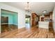 Light-filled dining area leading to an updated kitchen, with an easy flow to the outdoor porch at 209 Woodstream Cir, Mooresville, NC 28117