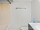Bathroom with a shower and tub combination, and a modern vanity at 218 Water Oak Dr, Pineville, NC 28134