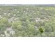 Aerial shot shows a home surrounded by lush greenery, a city skyline is in the distance at 2311 Club Rd, Charlotte, NC 28205