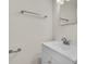 Bathroom featuring a modern vanity, a sink with sleek fixtures and a mirrored wall cabinet at 3733 Manchester Dr, Charlotte, NC 28217