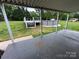Covered patio overlooking backyard with above ground pool and deck at 396 Pitts School Nw Rd, Concord, NC 28027