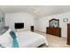 Spacious main bedroom with vaulted ceilings, neutral carpet, with walk in closet at 406 Brentwood Cir, Kannapolis, NC 28081