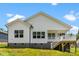 Side elevation with walk out deck at 418 W Westview St, Gastonia, NC 28052