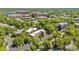 Aerial view of the community featuring mature trees and lush landscaping at 430 Queens Rd # 111, Charlotte, NC 28207