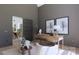 Comfortable office space featuring natural lighting and sophisticated decor at 4609 Firethorn Ct, Denver, NC 28037