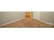 Neutral bedroom has carpet and an ensuite bath behind the door at 6007 Kenmore Ln, Indian Trail, NC 28079