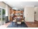 Eat-in kitchen featuring a round table and views to the backyard at 6041 Laurent Ave, Fort Mill, SC 29715