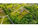 Residential area featuring mature trees surrounding homes on large lots, creating a peaceful, scenic environment at 6713 Edwards Farm Ln, Monroe, NC 28110
