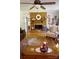 Bright living room featuring a decorative fireplace, hardwood floors, and stylish accents at 854 Silver Fox Dr, Concord, NC 28025