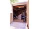 Interior of the shed, revealing storage solutions and a wooden ramp for easy access at 854 Silver Fox Dr, Concord, NC 28025