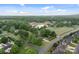 Panoramic aerial view of neighborhood amenities and tree-lined streets at 101 Wynnchester Rd, Gastonia, NC 28056