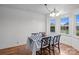 Eat-in nook with white and blue gingham table cloth and natural light at 101 Wynnchester Rd, Gastonia, NC 28056