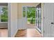 Inviting entryway with hardwood floors, fresh paint, and a clear view to the manicured front yard at 101 Wynnchester Rd, Gastonia, NC 28056